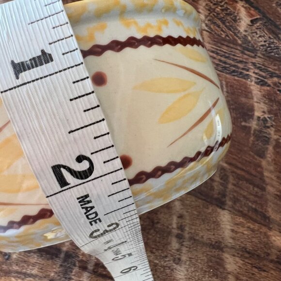 Two Temp-Tations Old World Yellow Individual Casserole & Lid - Picture 8 of 11